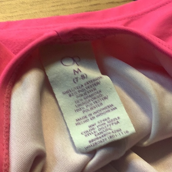 OP bikini hot pink bottom size 7/8 wonder nation top matches 7/8 blue pi… - Picture 5 of 7